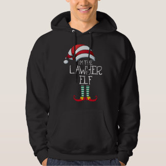 Ich bin die Anwältin Elf Familie, die Weihnachtsge Hoodie