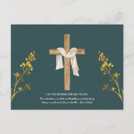 Ich bin die Auferstehung und das Leben - Ostern Postkarte