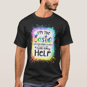 Ich bin die Bestie Paare Liebe Sommer Strand Party T-Shirt