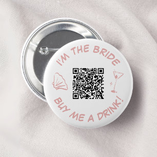 Ich bin die Braut, die mir einen QR-Code für trink Button
