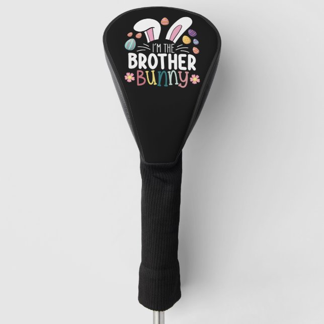 Ich bin die Brüderpaarfamilie Ostern Golf Headcover (Vorderseite)