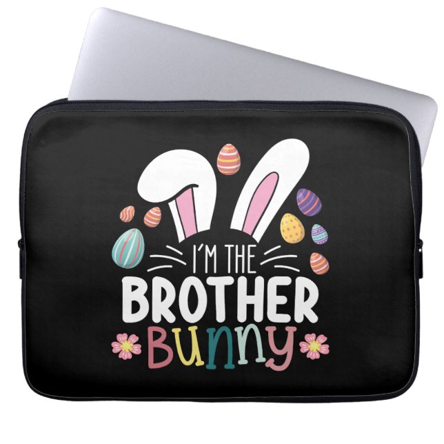 Ich bin die Brüderpaarfamilie Ostern Laptopschutzhülle (Vorderseite)