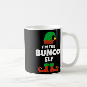Ich bin die Bunco Elf Familie Pajama Weihnachts-Fu Kaffeetasse