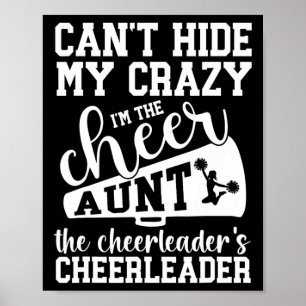 Ich bin die Cheer-Tante, die Cheerleaderin der Che Poster