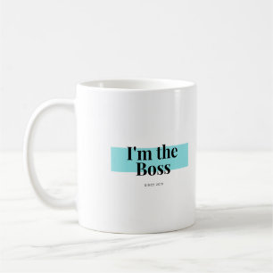 Ich bin die Chef-Tasse Kaffeetasse