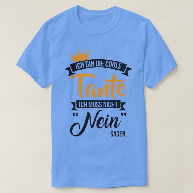 Ich bin die coole tante T-Shirt (Design vorne)