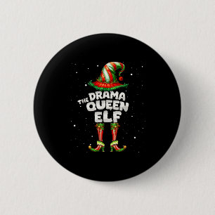 Ich bin die Drama-Königin-Elfe Familien-Matching-G Button