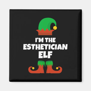 Ich bin die Esthetikerin-Elfen-Familien-Pyjama-Wei Magnet