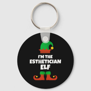 Ich bin die Esthetikerin-Elfen-Familien-Pyjama-Wei Schlüsselanhänger
