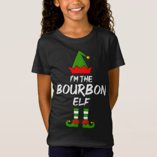 Ich bin die Familie Bourbon Elf Weihnachten Funny T-Shirt