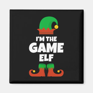 Ich bin die Familie Pajama Game Elf Weihnachtsscha Magnet