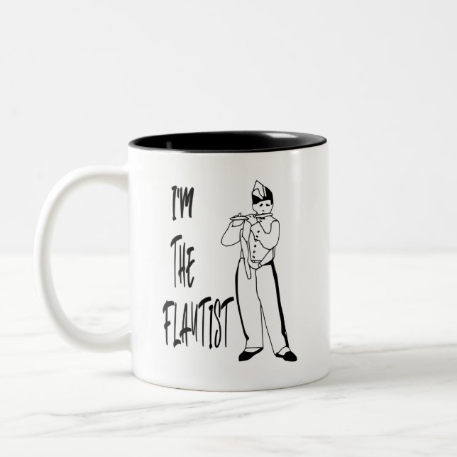 Ich bin die Flutist Coffee/Tee Tasse (Links)