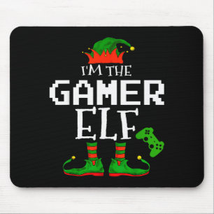 Ich bin die Gamer-Elfe Familien-Matching-Gaming-We Mousepad
