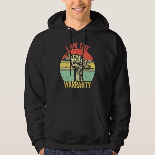 Ich bin die Garantie gebrochen Diesel LKW Mechanik Hoodie (Vorderseite)
