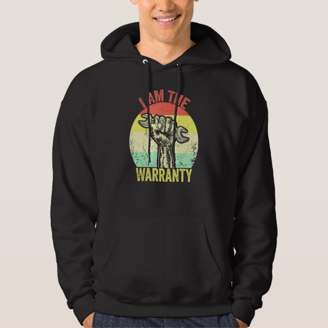 Ich bin die Garantie gebrochen Diesel LKW Mechanik Hoodie (Vorderseite)