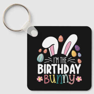 Ich bin die Geburtstagsbunny Osterfamilie, die pas Schlüsselanhänger