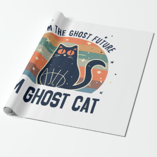 ICH BIN DIE GHOST ZUKUNFT, GHOST KATZE GESCHENKPAPIER