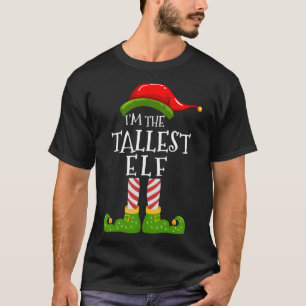 Ich bin die größte Elf Matching Familie Weihnachte T-Shirt