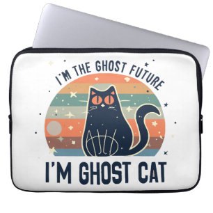ICH BIN DIE GRÖSSTE ZUKUNFT, DIE GHOST CAT LAPTOPSCHUTZHÜLLE