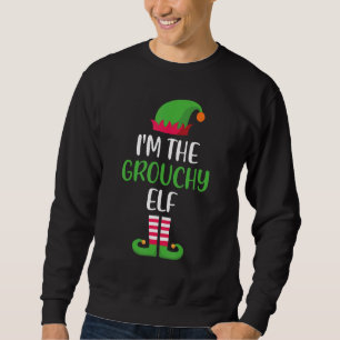 Ich bin die Grouchy-Elf-Weihnachtsfamilie, die zur Sweatshirt