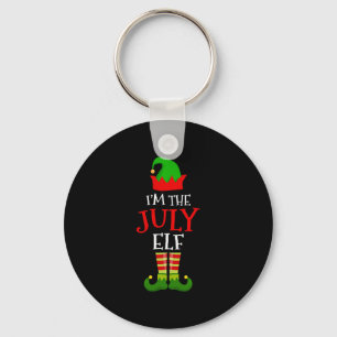 Ich bin die Juli Elf Matching Familie Weihnachten Schlüsselanhänger