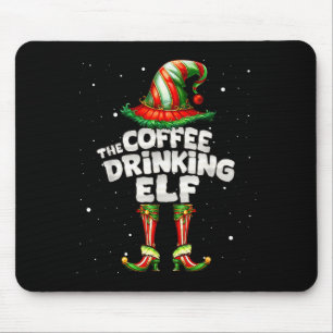 Ich bin die Kaffee trinkende Elf-Familie passende Mousepad