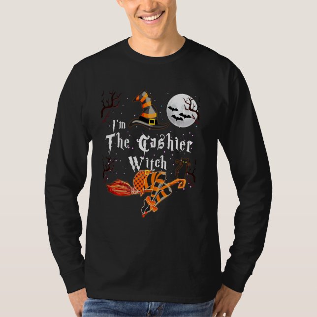 Ich bin die Kassiererin, die Halloween-Matching Gr T-Shirt (Vorderseite)