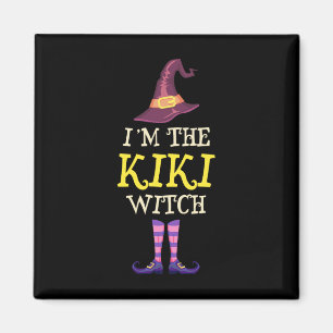 Ich bin die Kiki-Hexenkleider Halloween-Witchy Magnet