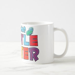 Ich bin die kleine Schwester Butterfly Kaffeetasse