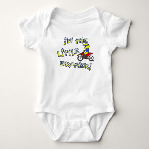 Ich bin die kleiner Brudermotocross-Kleidung Baby Strampler