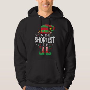 Ich bin die Kürzeste Elf-Familie, die Weihnachts-P Hoodie