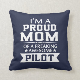Ich bin die MAMA EINES STOLZES PILOT Kissen
