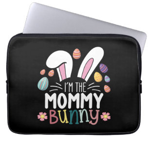 Ich bin die Mama Mama Bunny Oaster Familie Matchin Laptopschutzhülle