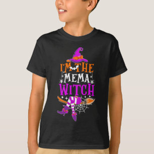 Ich bin die Mema Witch Fun Halloween Familie Match T-Shirt