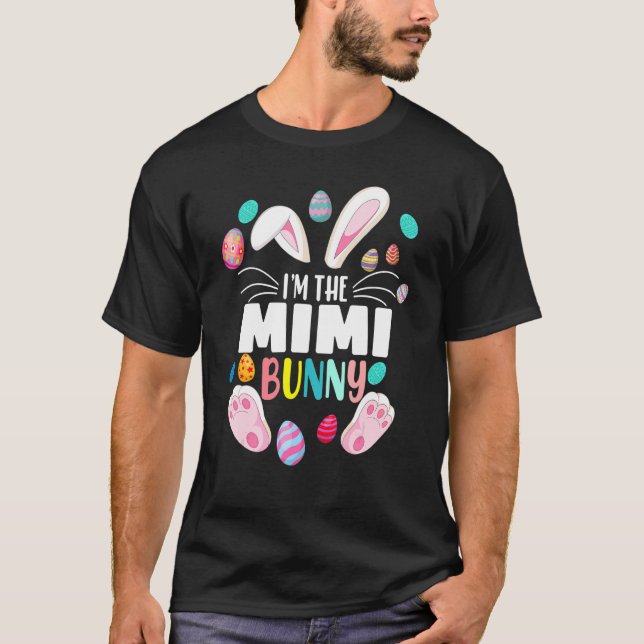 Ich bin die Mimi Bunny Matching Family Ostereier 2 T-Shirt (Vorderseite)