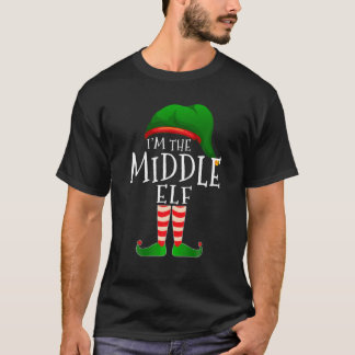 Ich bin die Mittlere Elf Matching Family Group Wei T-Shirt
