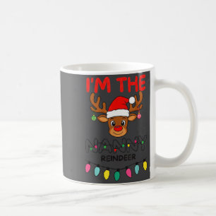Ich bin die Nanny Rentier Familie Weihnachten pass Kaffeetasse