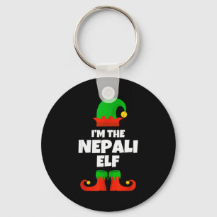 Ich bin die nepalesische Elf-Familie Pajama Weihna Schlüsselanhänger