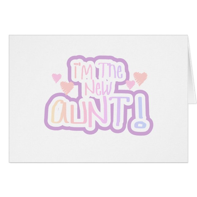 Ich bin die neue Tante - Pink-Schatten (Vorderseite (Horizontal))