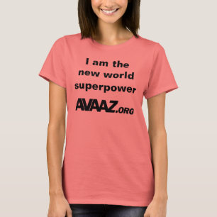 Ich bin die neue Weltsupermacht (Schwarzes) T-Shirt