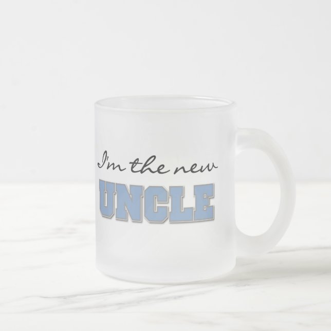 Ich bin die New Oncle Tshirts und Geschenke Mattglastasse (Rechts)