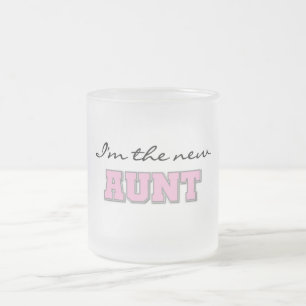 Ich bin die New Tante Tshirts und Geschenke Mattglastasse