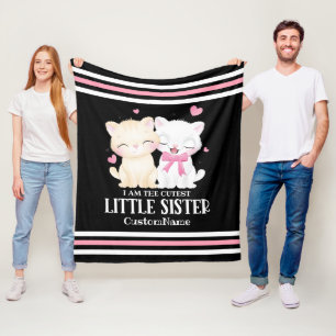 Ich bin die Niedlichste kleine Schwester Niedliche Fleecedecke