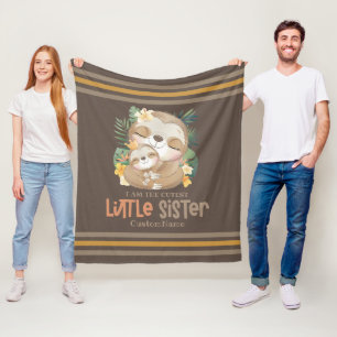 Ich bin die Niedlichste kleine Schwester Niedliche Fleecedecke
