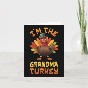 Ich bin die Oma Türkei Funny Erntedank Familie M Karte