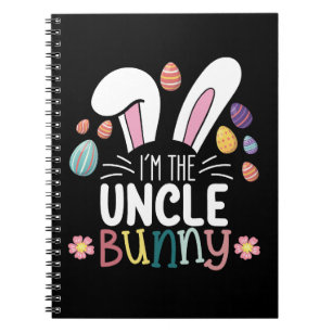 Ich bin die Onkel-Bunny-Osterfamilie, die passt Notizblock