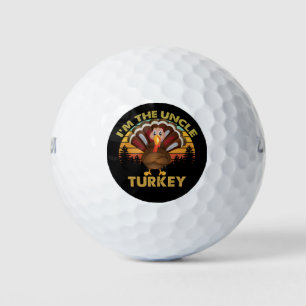 Ich bin die Onkel Truthahn Familien-Übereinstimmun Golfball