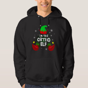 Ich bin die Ortho Elf Nurse Matching Christmas Pj Hoodie