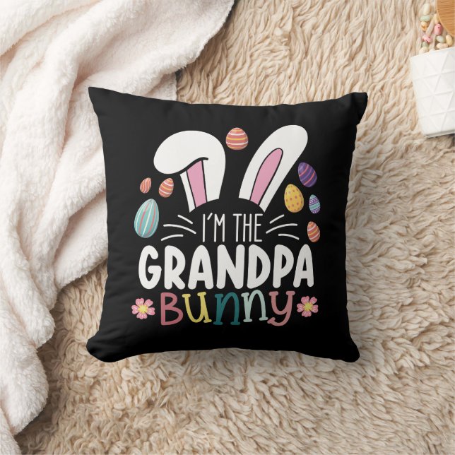 Ich bin die Osterfamilie Großvater Kissen (Decke)