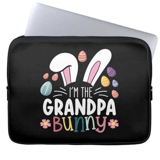 Ich bin die Osterfamilie Großvater Laptopschutzhülle (Vorderseite)